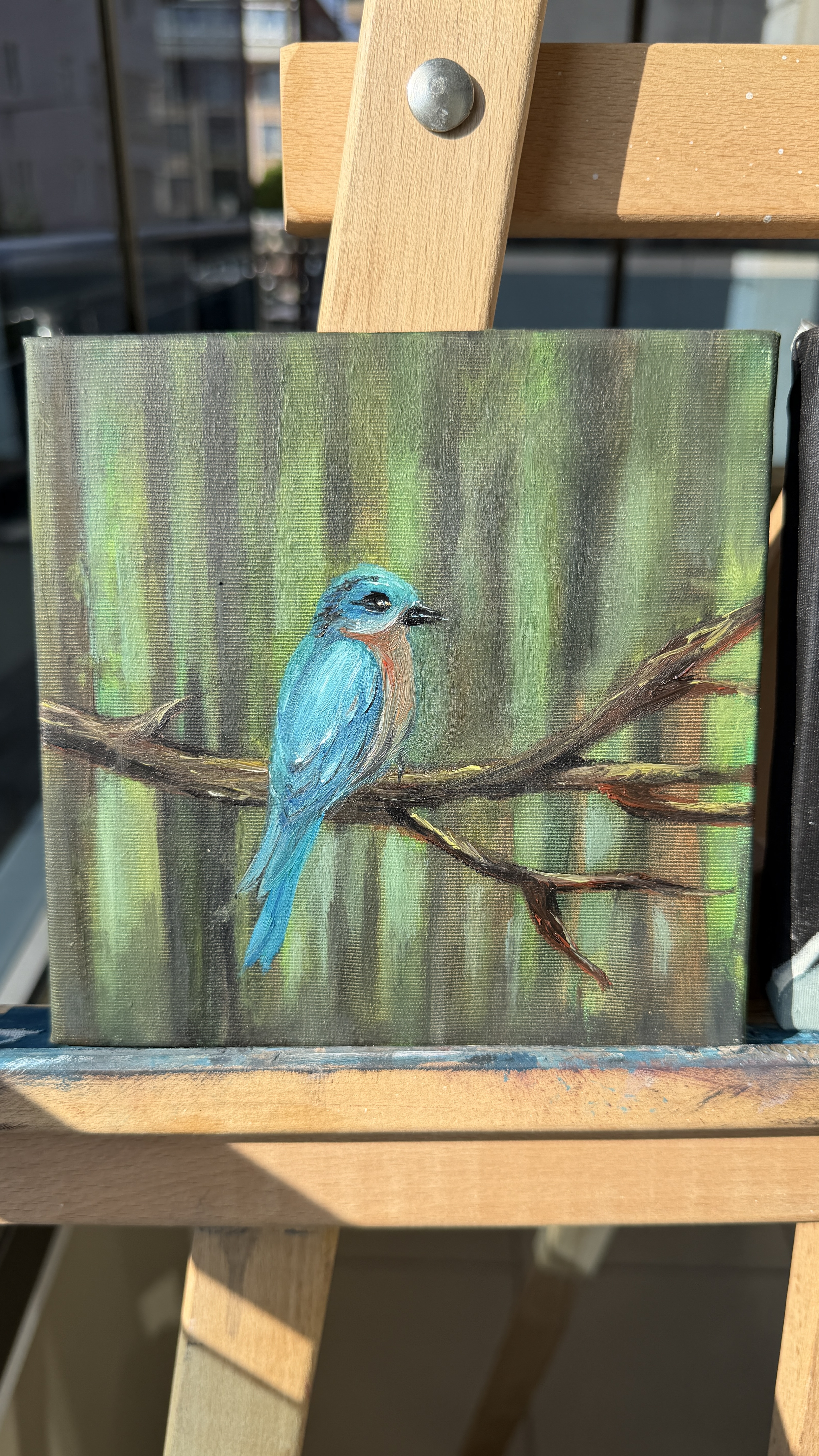 The Bluebird Oil Painting