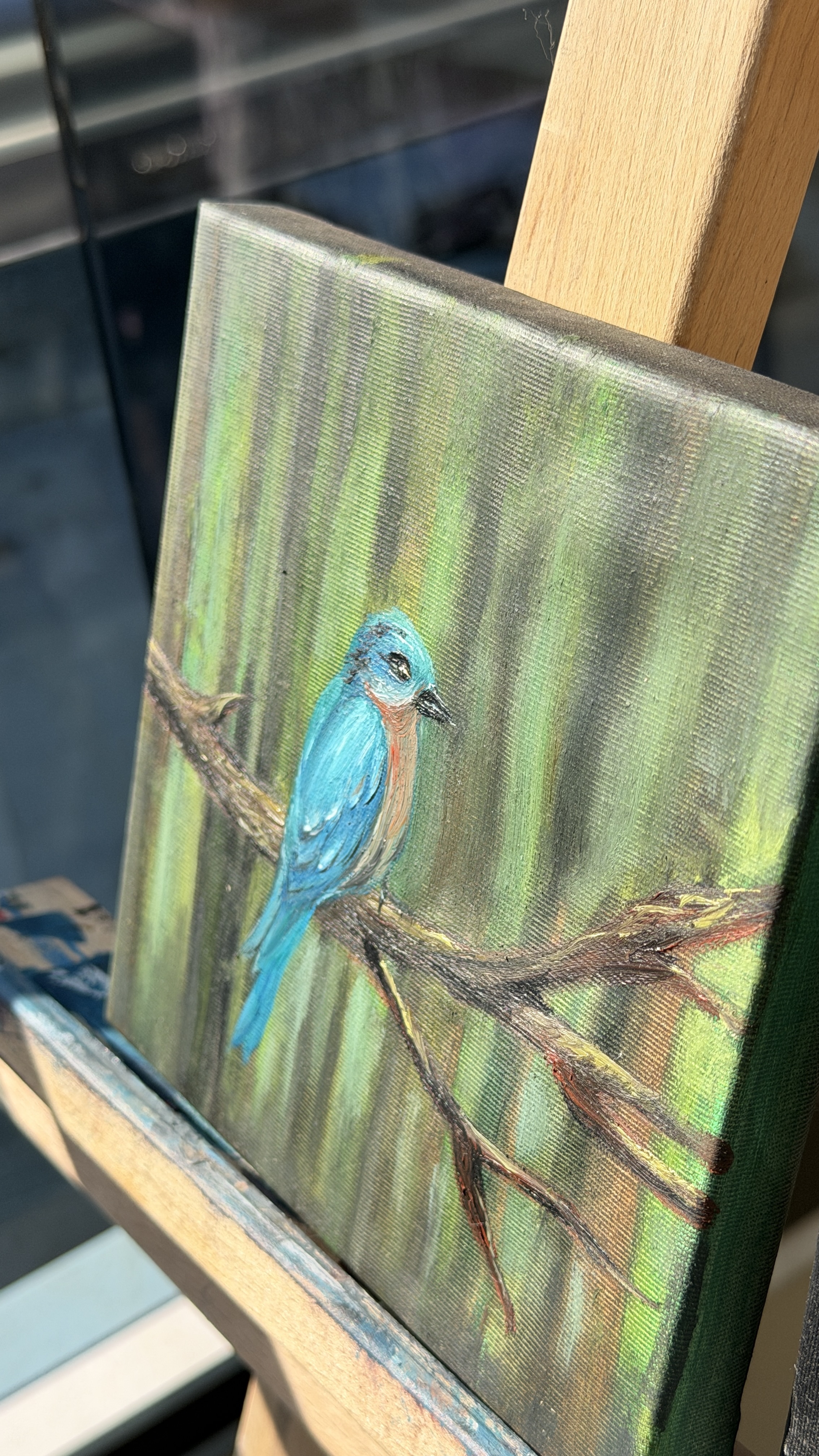 The Bluebird Oil Painting