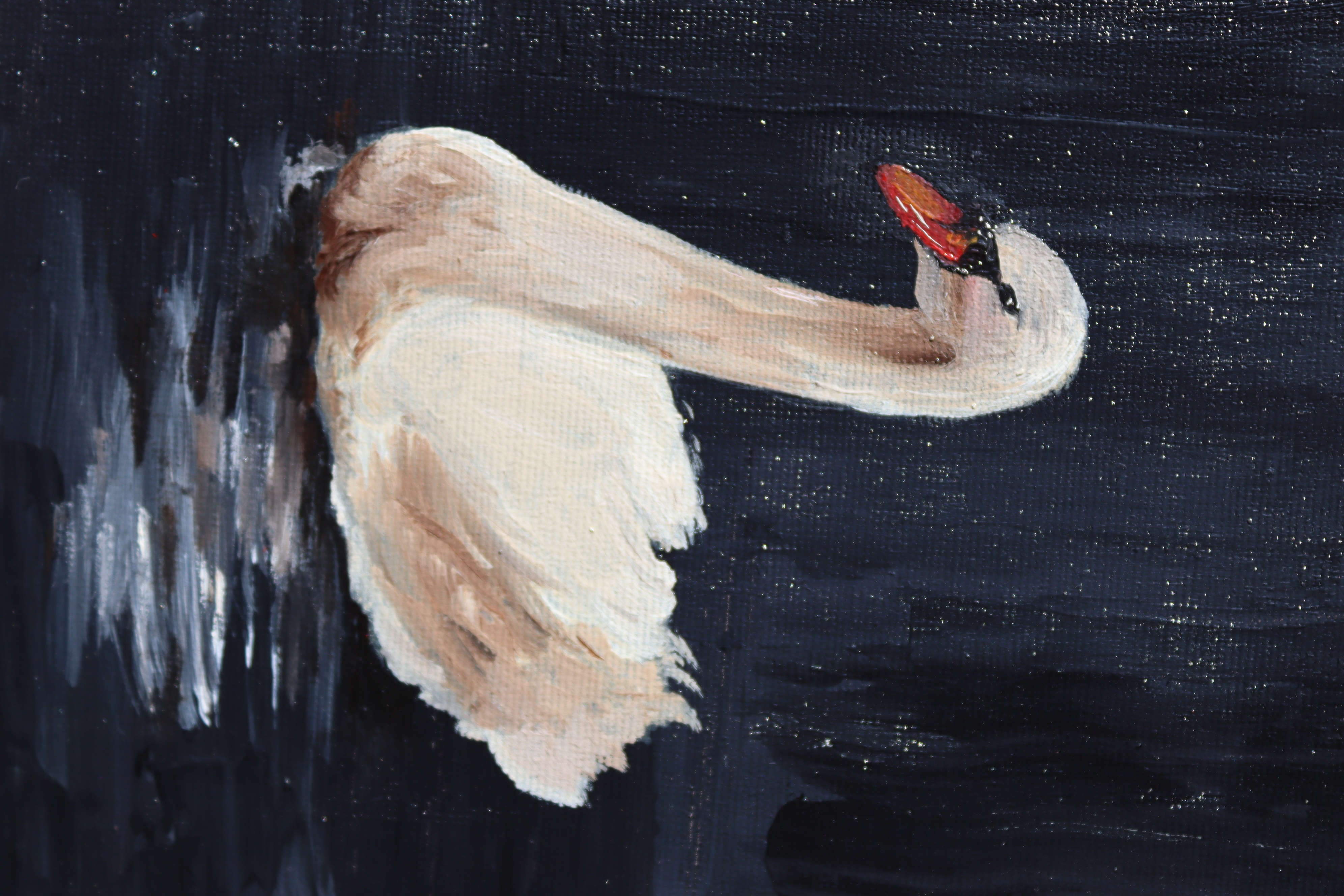 The Swan Oil Painting