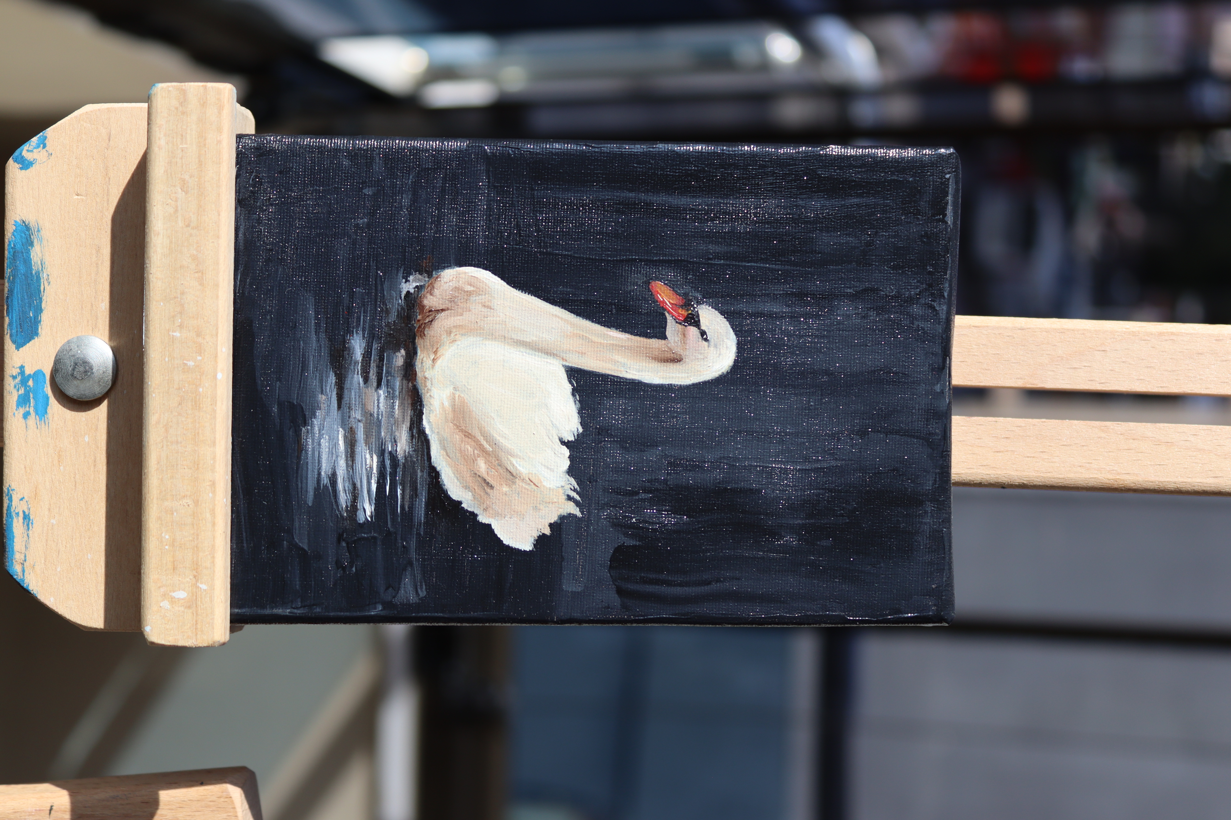 The Swan Oil Painting