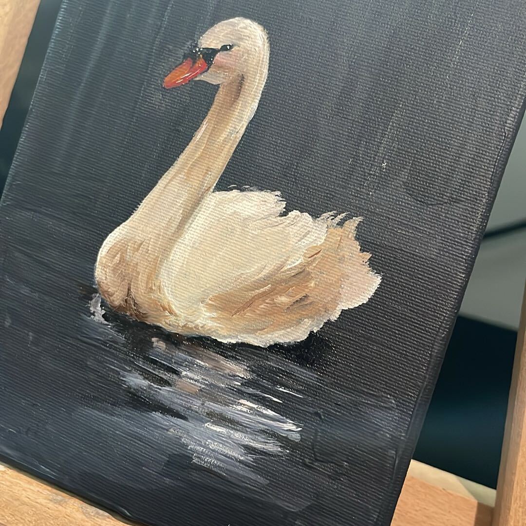 The Swan Oil Painting