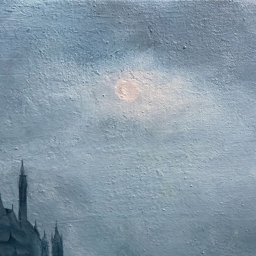 Castle by the Sea Oil Painting