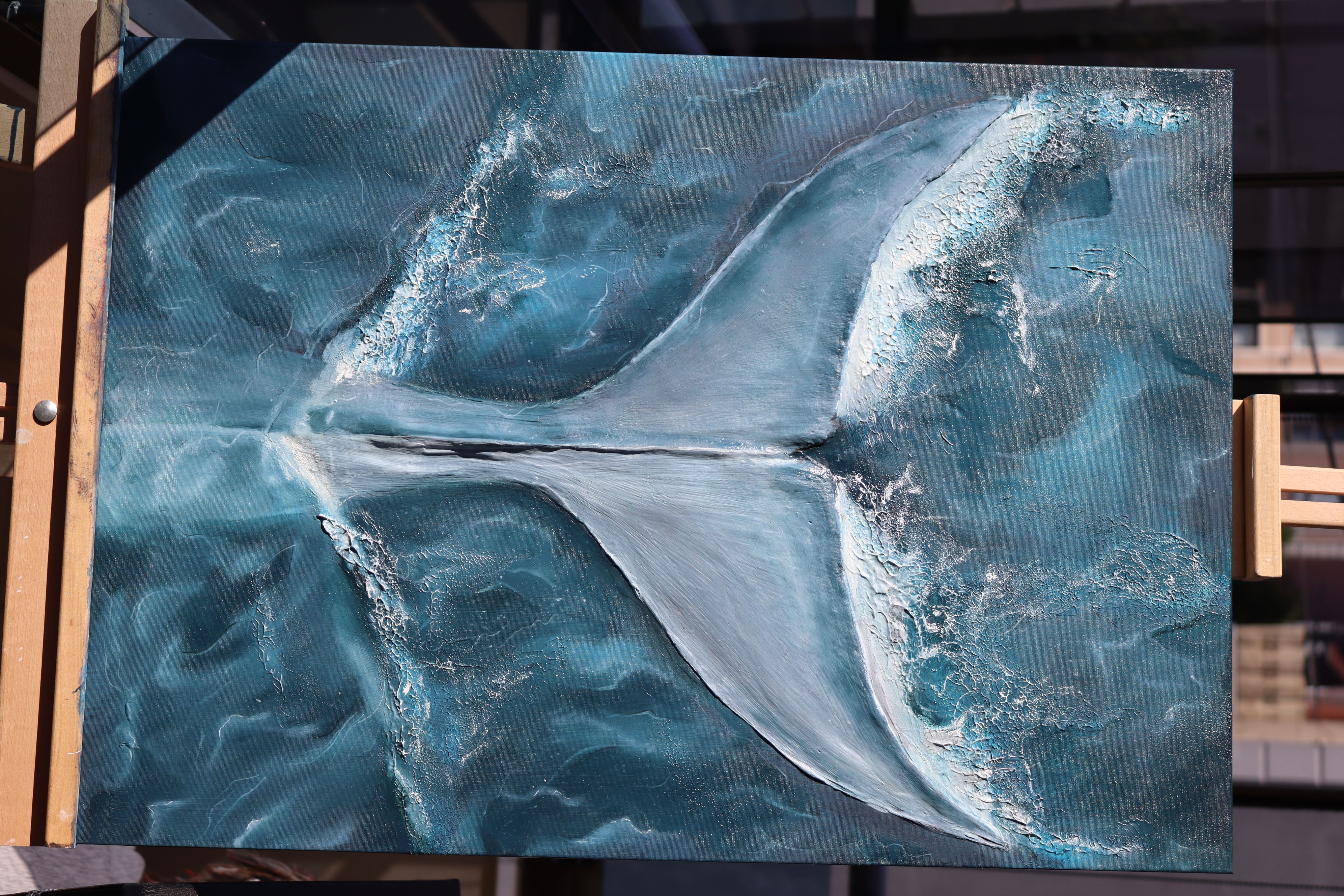 The Whale's Dive Oil Painting