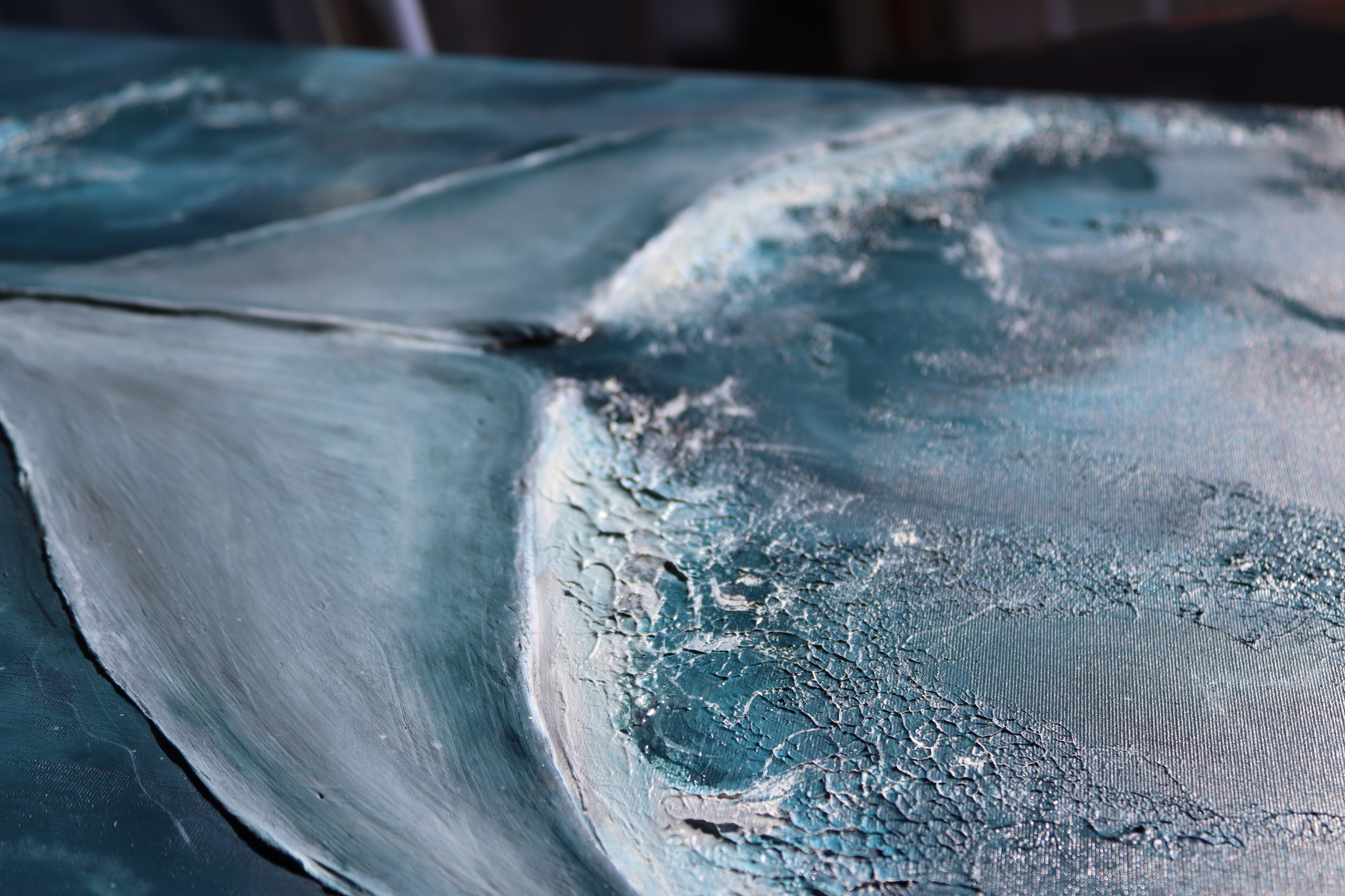 The Whale's Dive Oil Painting