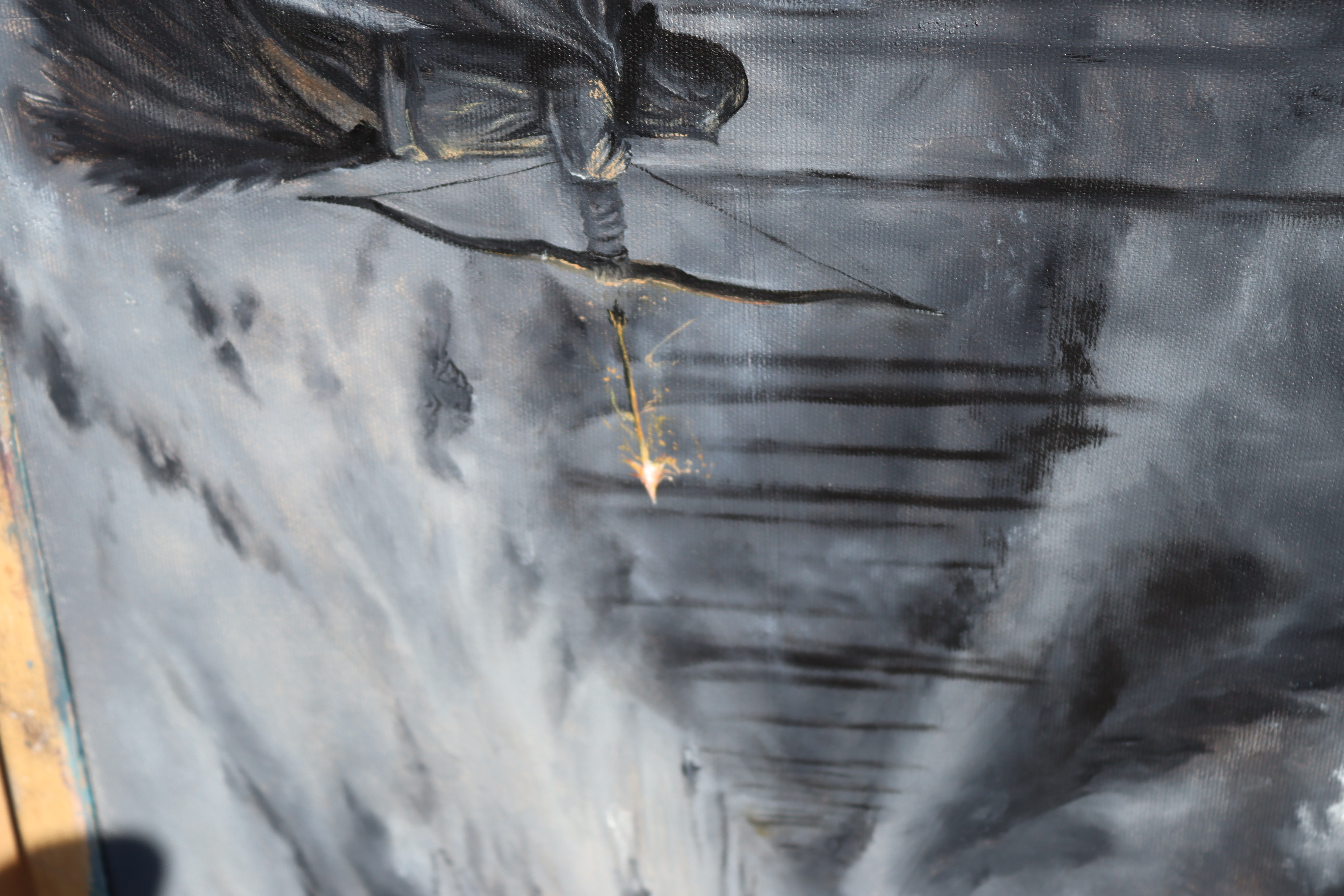 The Archer in the Mist Oil Painting